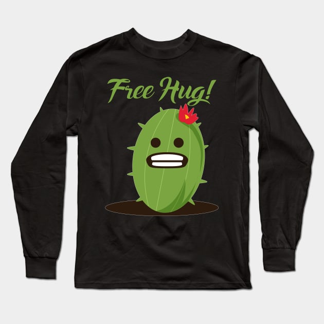 Free Hug Long Sleeve T-Shirt by quotysalad